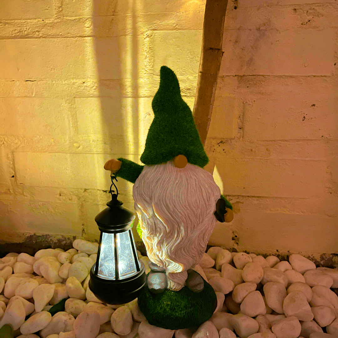 Estatua de Duende Solar - Luz Cálida IP65 - Dreamy Home