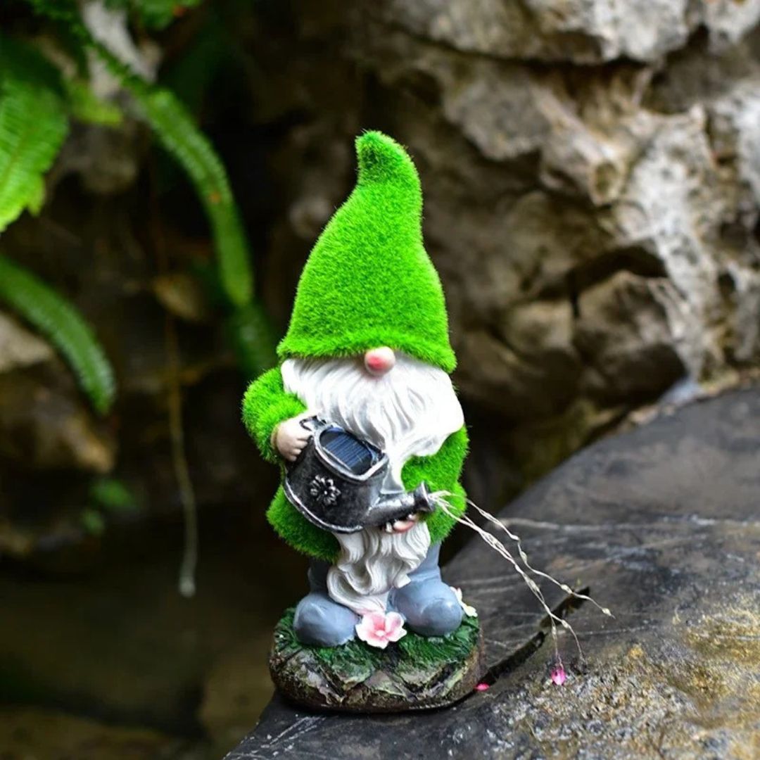 Estatua Duende Luz Hada - Resina / Luz Cálida / IP65 - Disponible en Dreamy Home!