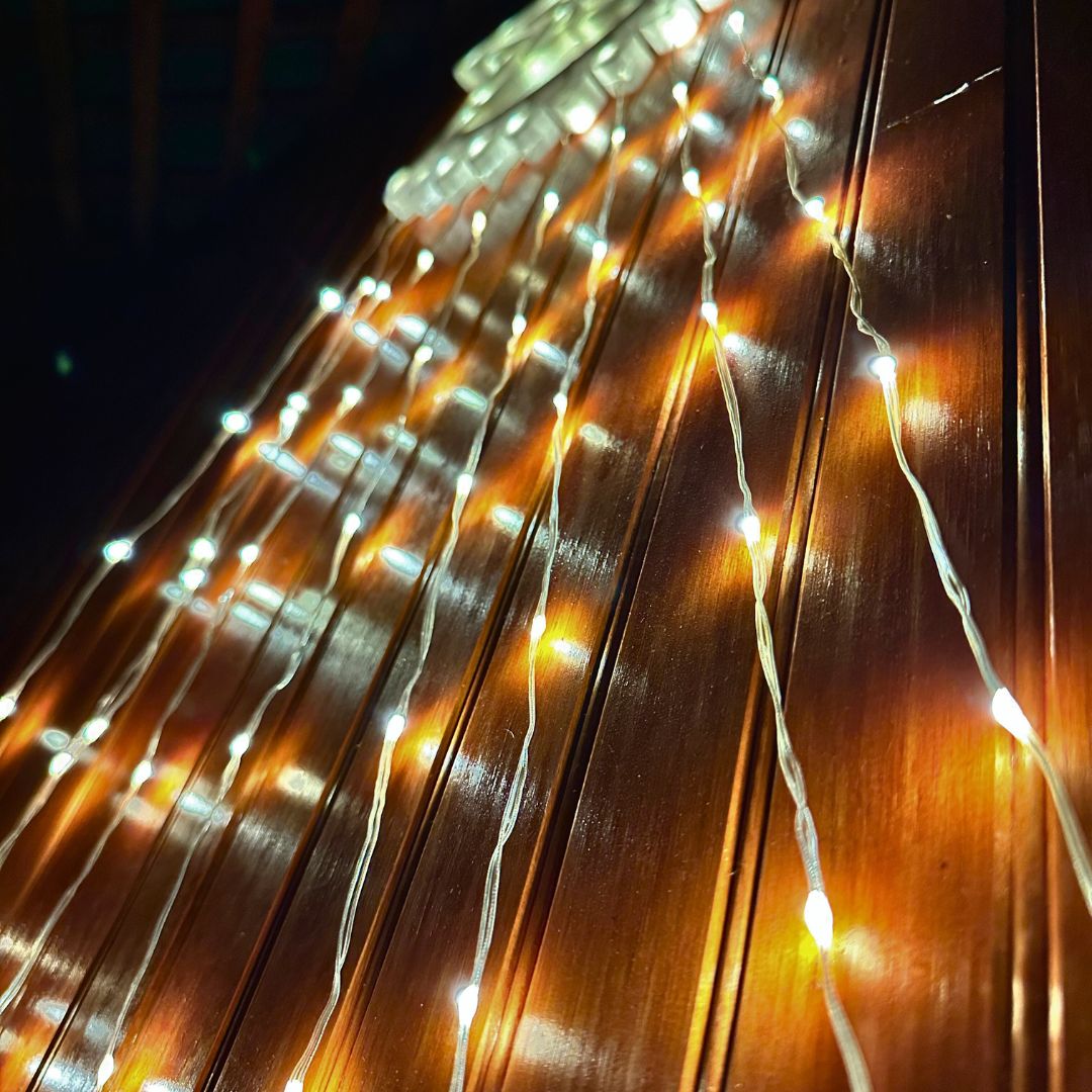 Estrella Navidad Solar - 3 m Luz Cálida/Multicolor 300 Leds - Disponible en Dreamy Home!