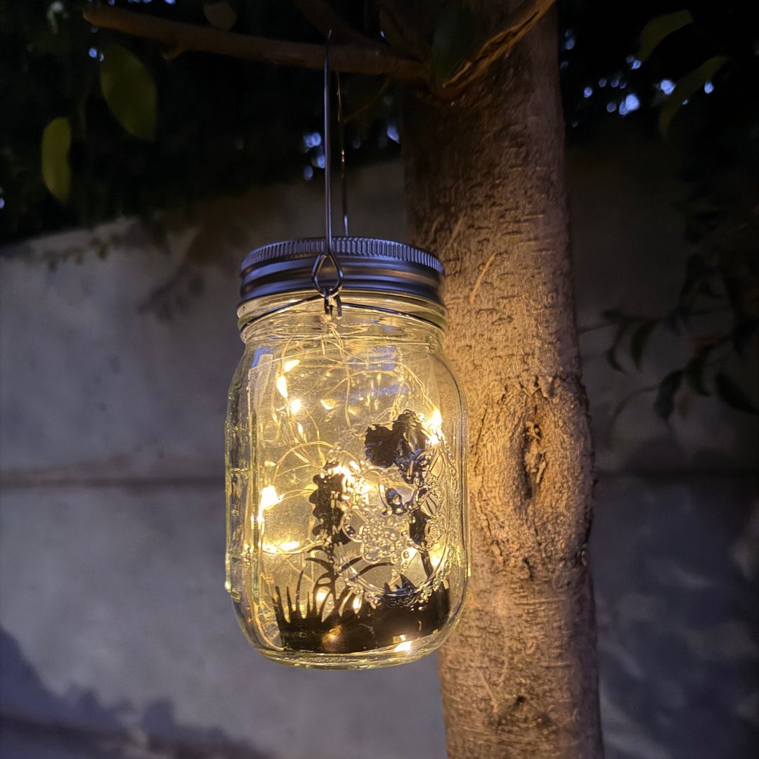 Frasco Hada Solar - Luz Cálida / IP65 / Vidrio - Disponible en Dreamy Home!