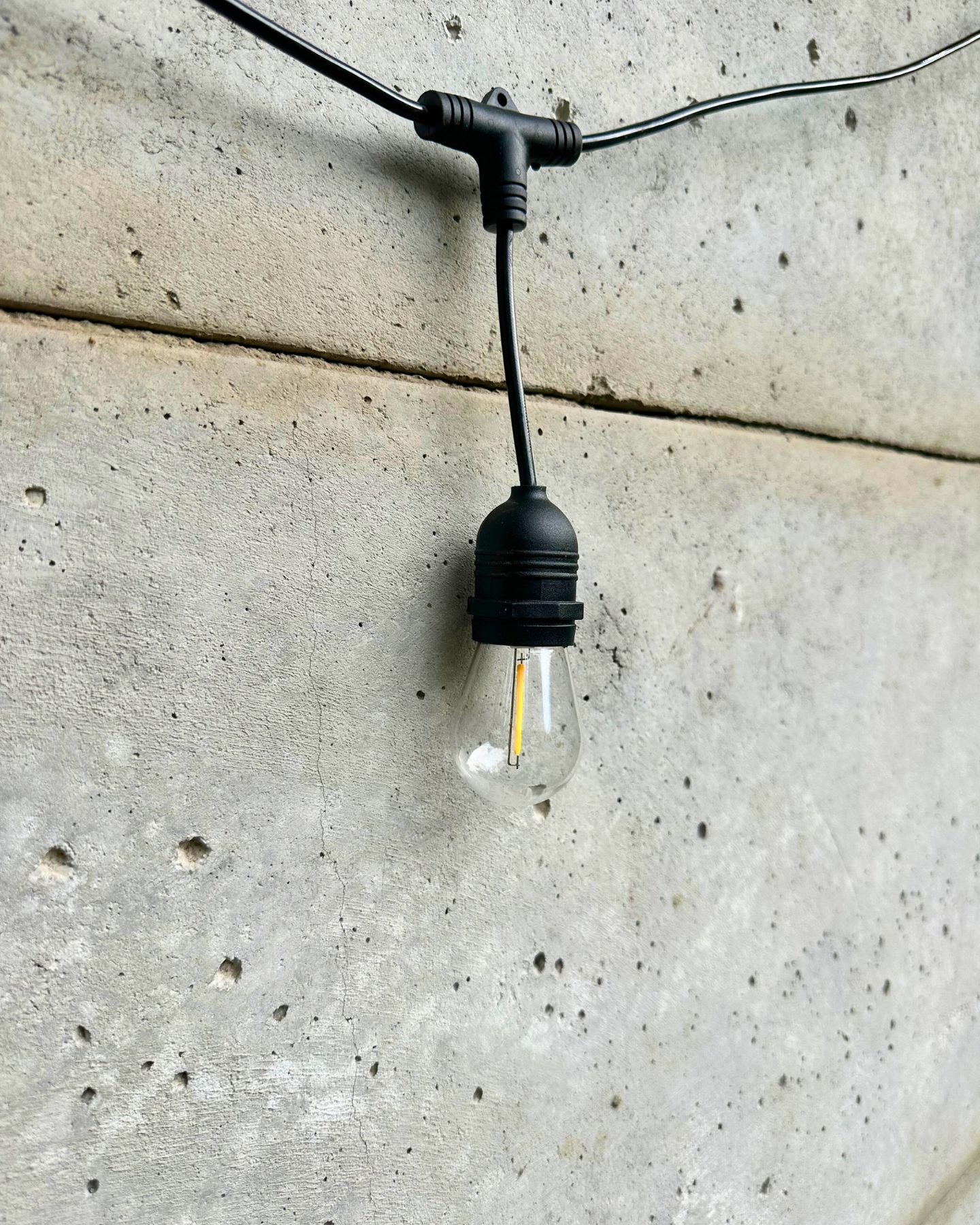 Guirnalda de Ampolletas Solar Hibrido - 10 Metros 10 Ampolletas Luz Cálida IP65 - Dreamy Home