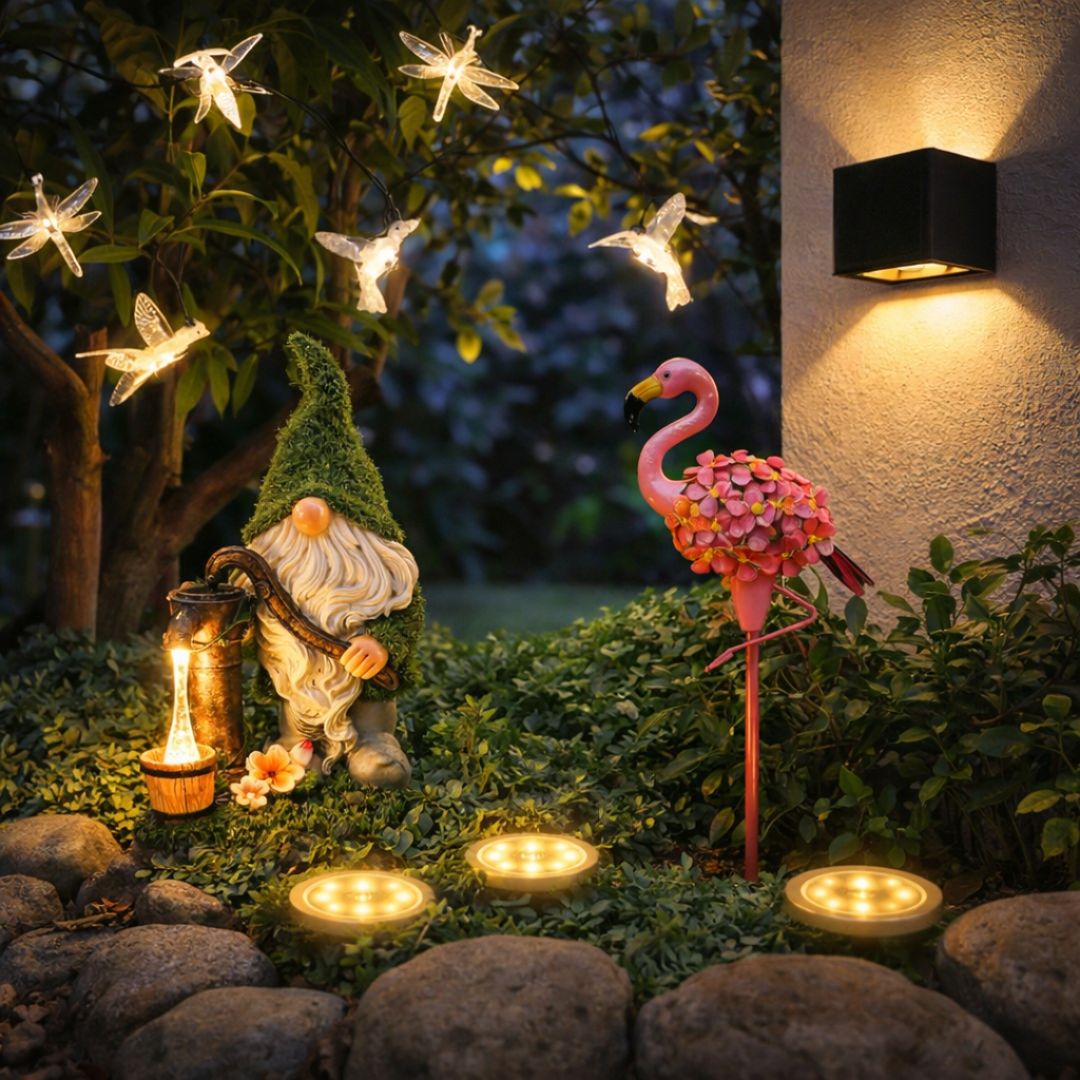 Jardín Solar Decorado y Listo - Disponible en Dreamy Home!