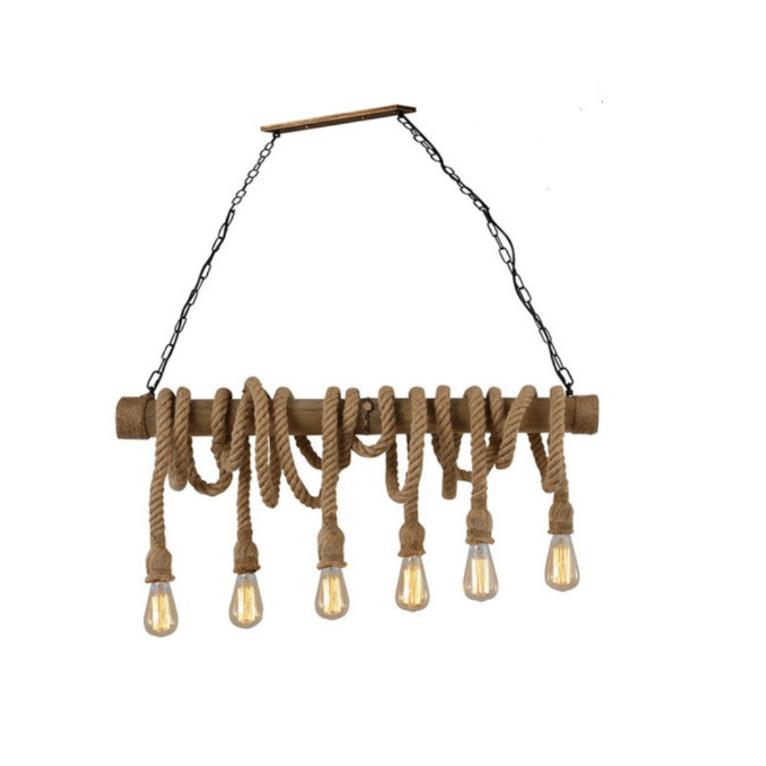 Lámpara Colgante Bambú Cadena - 1 m de Altura / Incluye Ampolleta - Disponible en Dreamy Home!