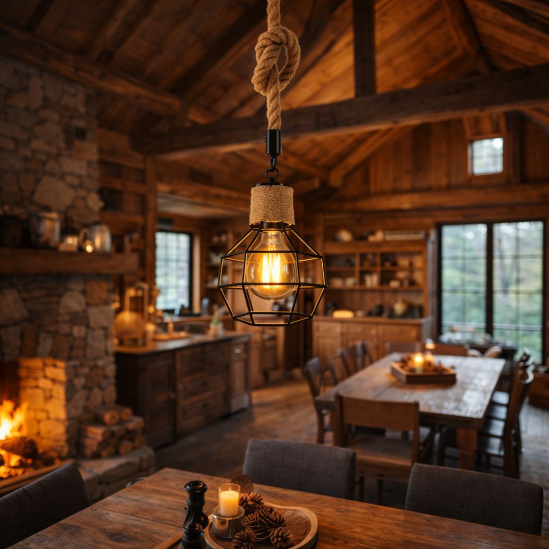 Lámpara Colgante Frideko - 1 m de Altura / Incluye Ampolleta - Casa y jardín - Disponible en Dreamy Home!