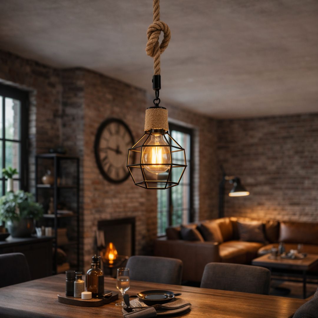 Lámpara Colgante Frideko - 1 m de Altura / Incluye Ampolleta - Casa y jardín - Disponible en Dreamy Home!