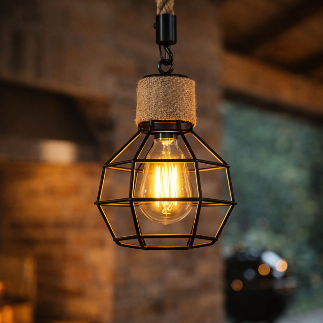 Lámpara Colgante Frideko - 1 m de Altura / Incluye Ampolleta - Casa y jardín - Disponible en Dreamy Home!