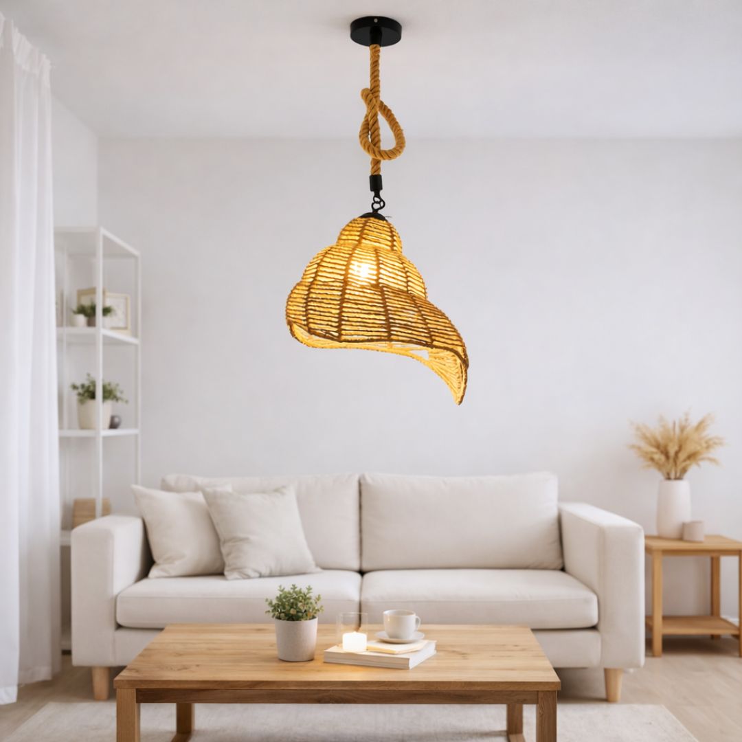 Lámpara de Cáñamo Ibiza - Incluye Ampolleta - Disponible en Dreamy Home!