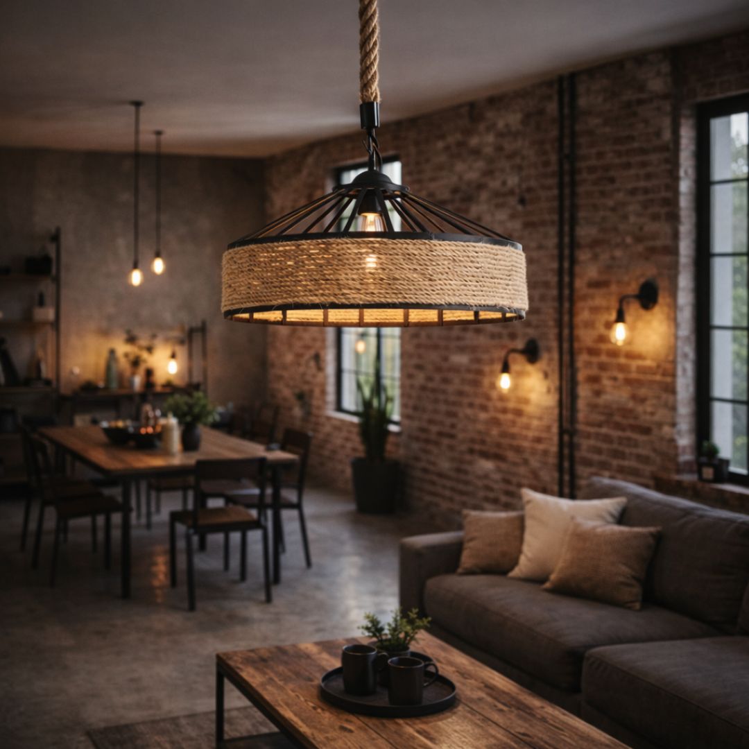 Lámpara de Cuerda Retro - 1 m de Altura / Incluye Ampolleta - Disponible en Dreamy Home!