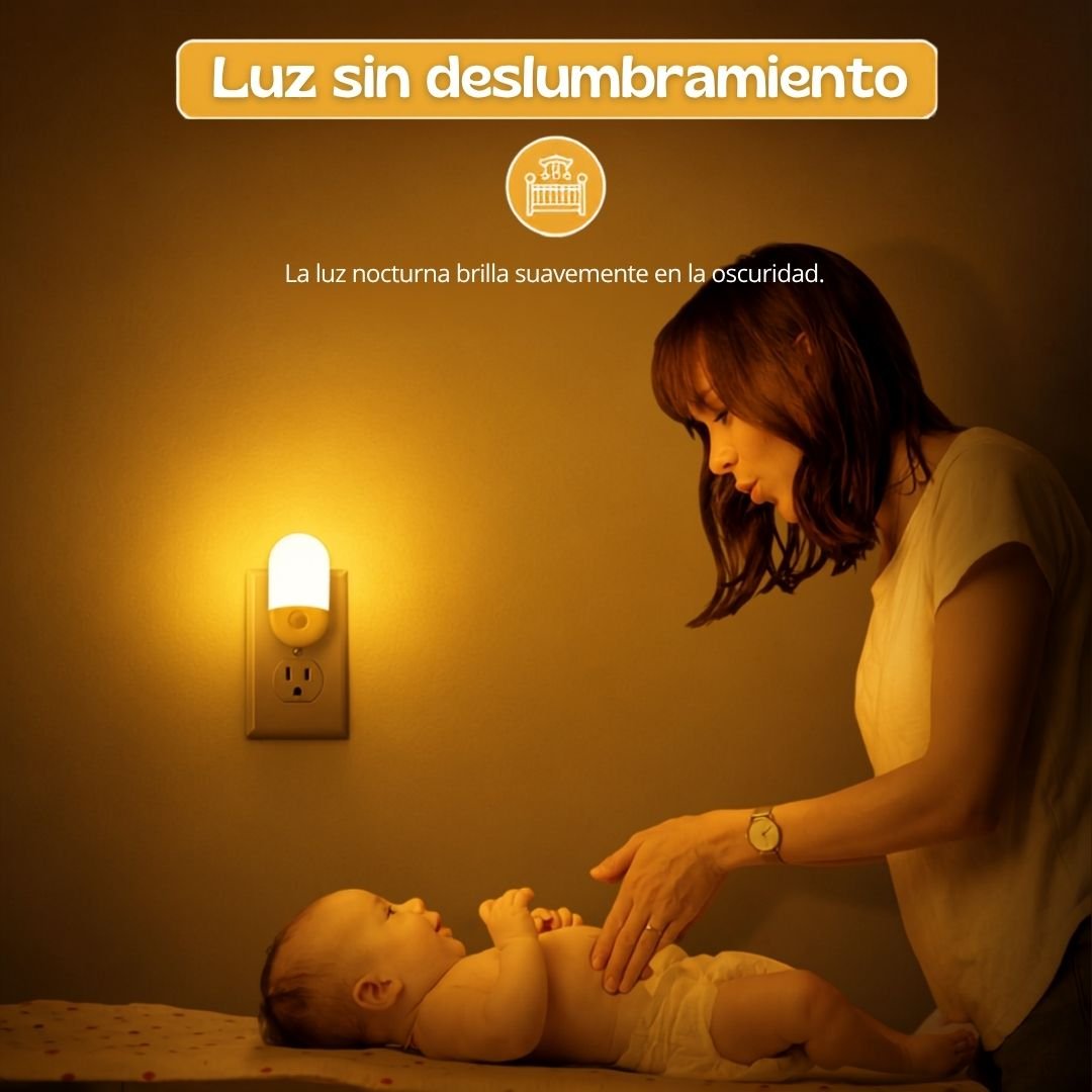 Lámpara de Enchufe Led con Sensor - 2 Un / Luz Cálida - Iluminación - Disponible en Dreamy Home!
