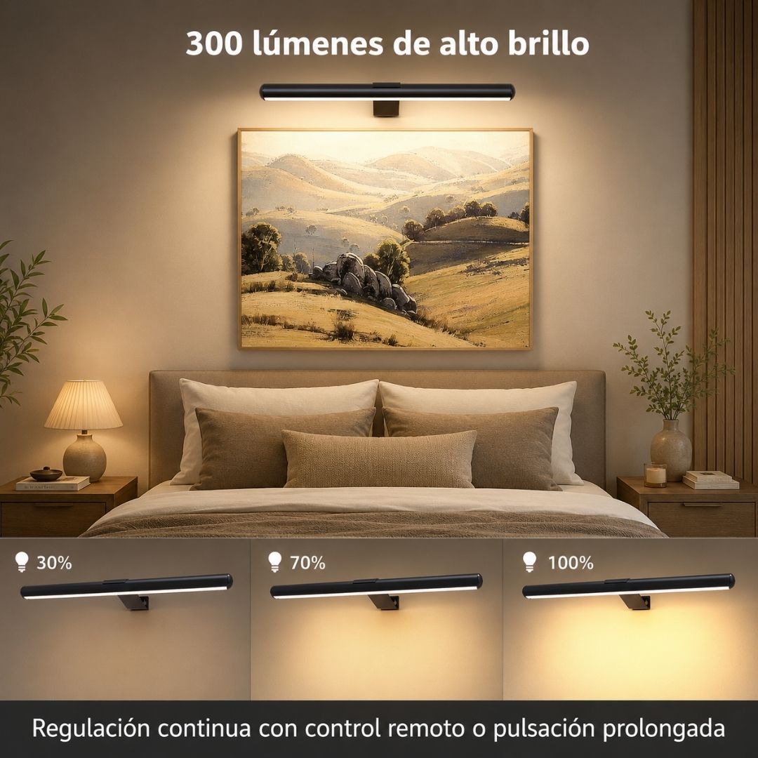Lámpara Mural Recargable - Pack 2 Un. / 32 cm / 3 Tonos de Luz - Iluminación - Disponible en Dreamy Home!