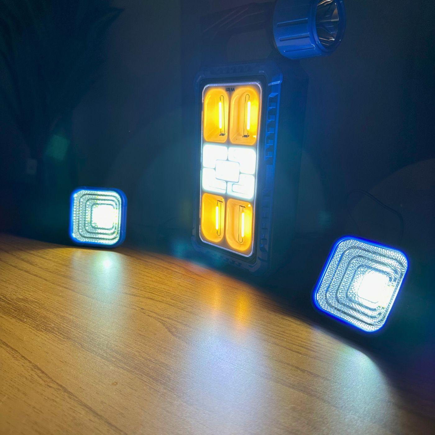 Lámpara Solar Portátil - USB / Doble Foco 3 m / Luz Fría o Cálida - Disponible en Dreamy Home!