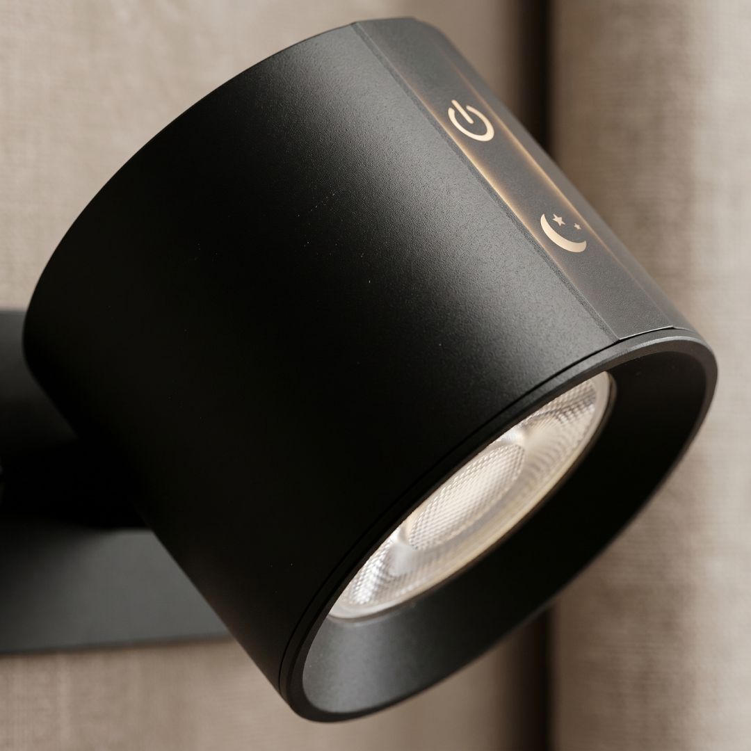 Lámparas de Velador Bidireccional 360° - 2 Unidades / USB / Control Remoto - Disponible en Dreamy Home!