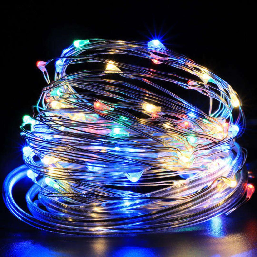 Luces Hada Solares - 10/20 m Luz Multicolor IP65 - Dreamy Home