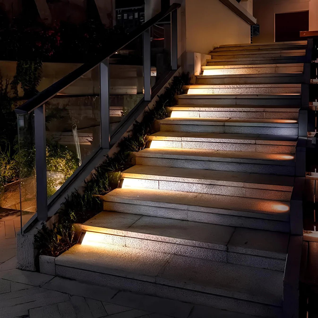 Pack 2 un. Luz Solar Escalera LED – Exterior / Luz Cálida / IP65 - Disponible en Dreamy Home!