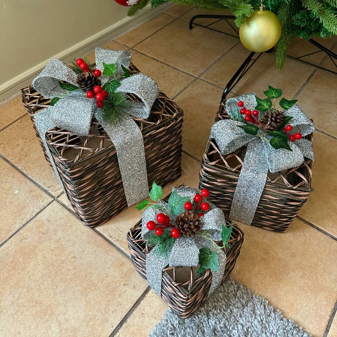 Regalos de Santa - Cinta Plateada - Disponible en Dreamy Home!