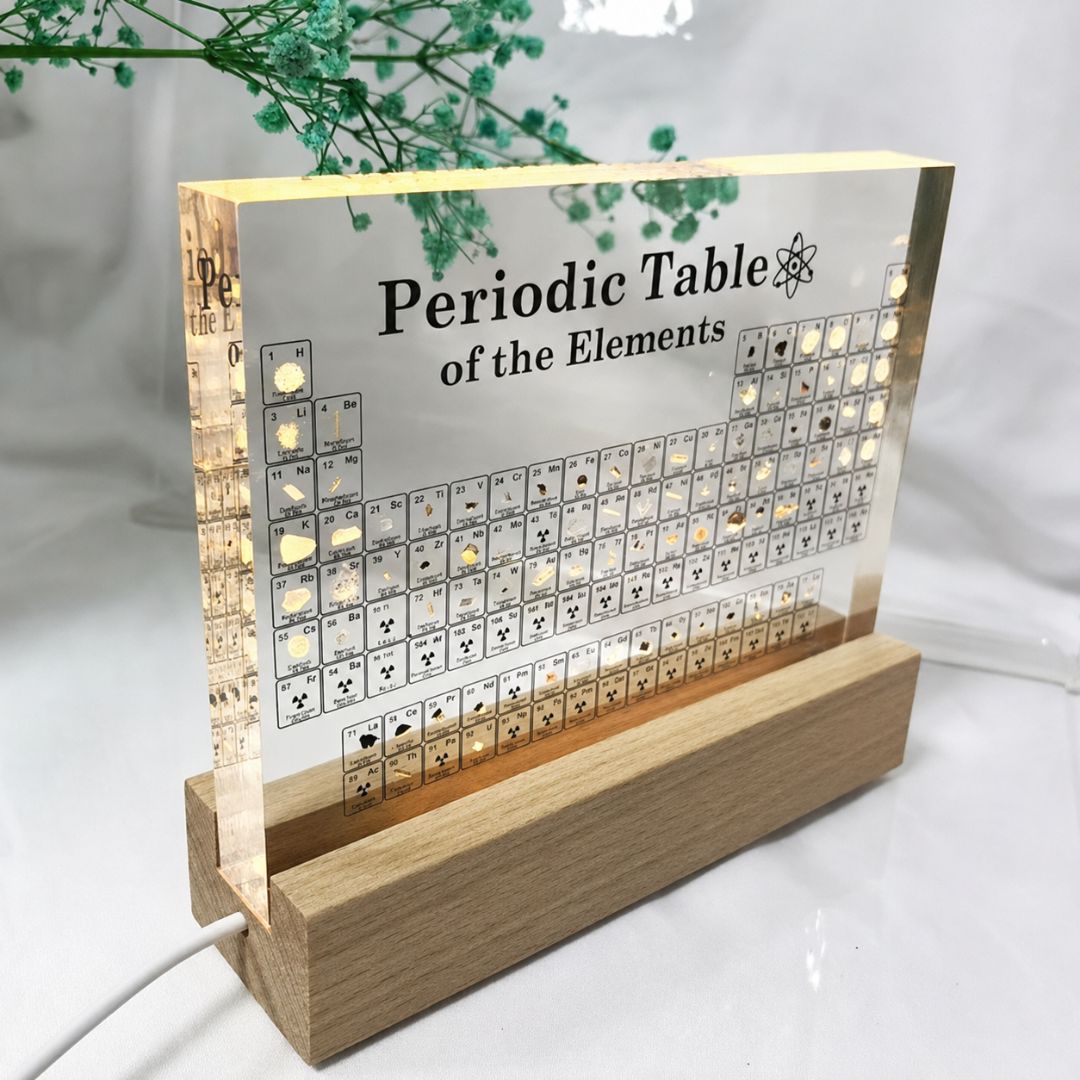 Tabla Periódica Iluminada - Luz Cálida / USB-C - Disponible en Dreamy Home!