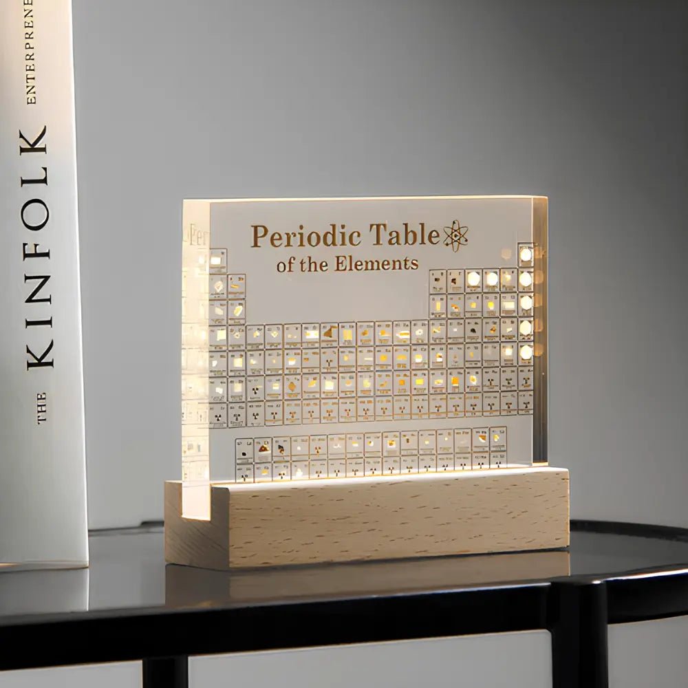 Tabla Periódica Iluminada - Luz Cálida / USB-C - Disponible en Dreamy Home!
