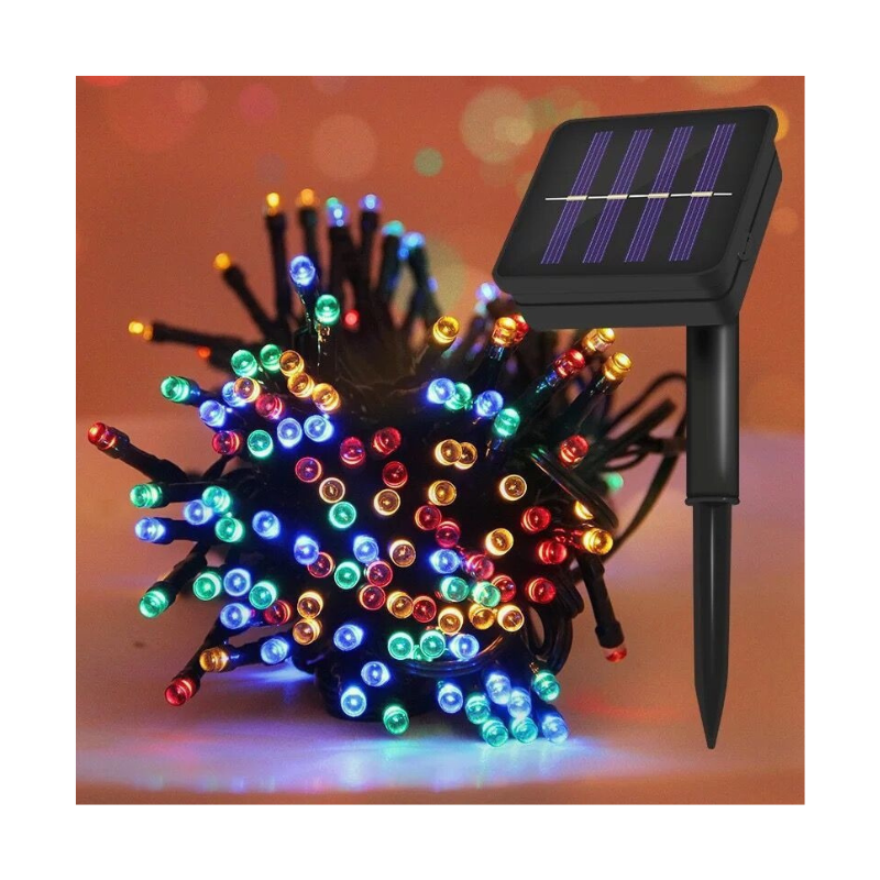 Cadena de Luces Decorativa Solar - 10/20 m IP 65 Luz Cálida/Fría/Multicolor-Dreamy Home