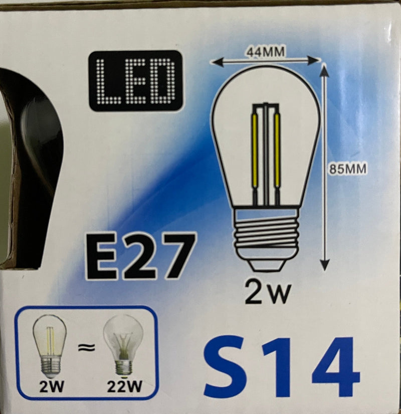 Ampolletas 2W - 10 Unidades Luz Cálida a Prueba de Agua Acrílicas-Dreamy Home