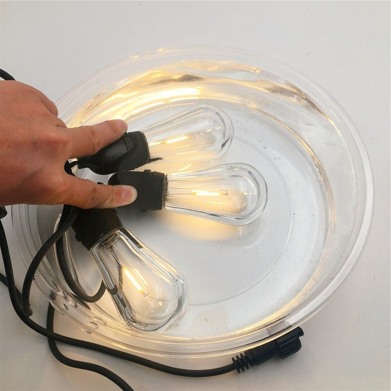 Ampolletas 2W - 10 Unidades Luz Cálida a Prueba de Agua Acrílicas-Dreamy Home