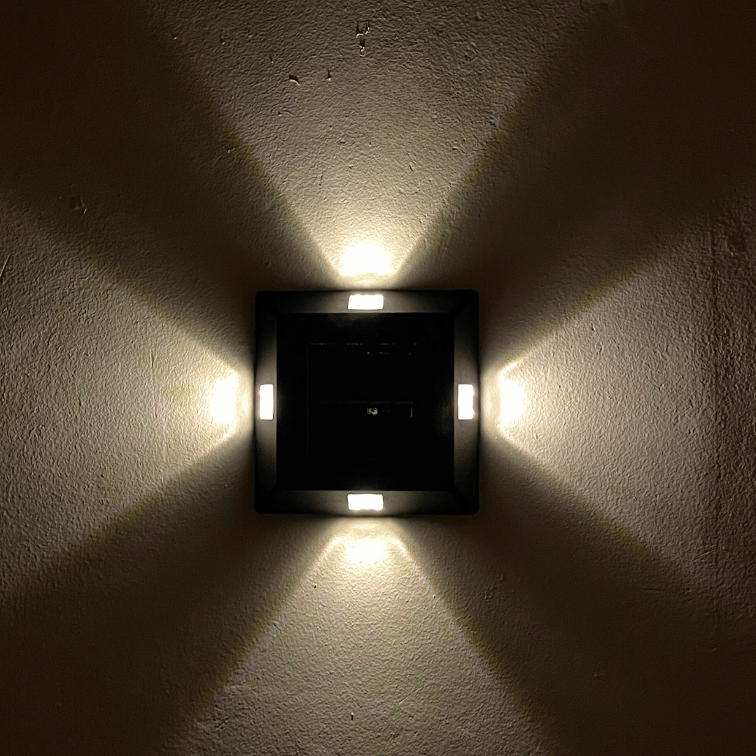 Apliqué 360° - 4 Unidades IP65 Luz Cálida-Dreamy Home