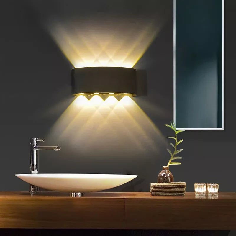 Apliqué Decorativo Moderno - IP44 Luz Cálida 2/4/6/8 Luces-Dreamy Home