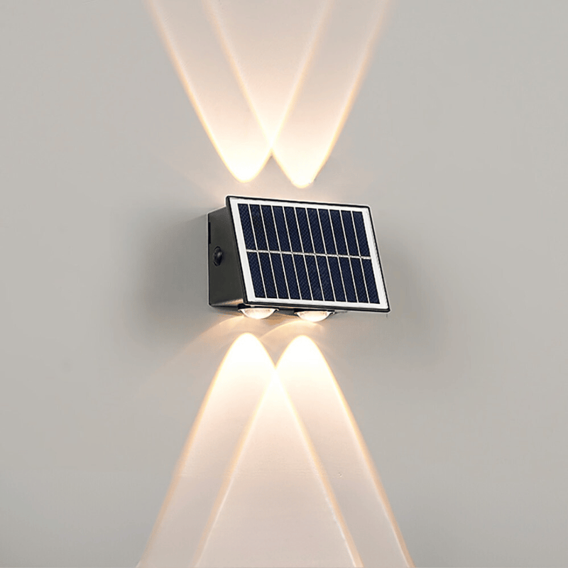 Apliqué Moderno Solar - Bidireccional 4/6/8 Luces IP65-Dreamy Home