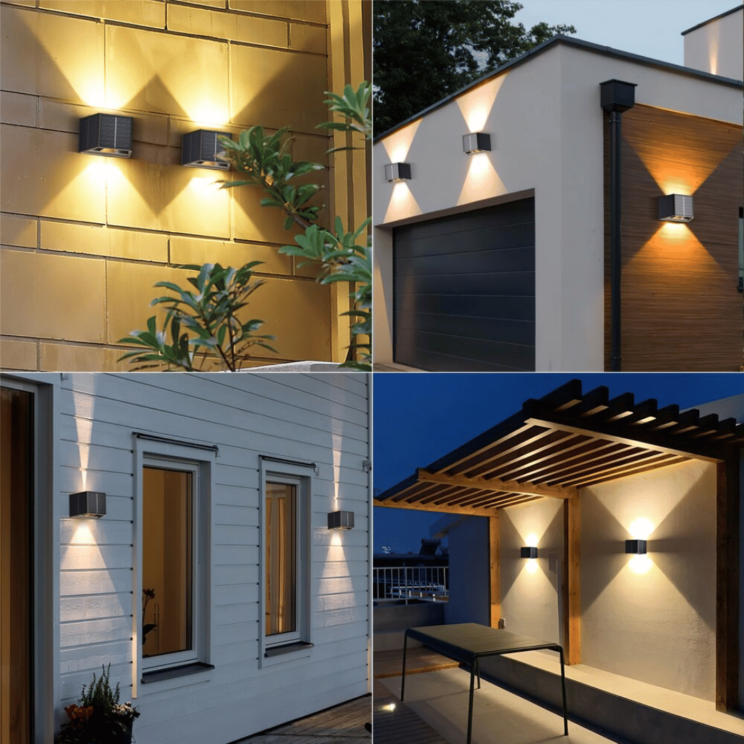 Apliqué Trapecio Ajustable Solar - Luz Cálida-Dreamy Home