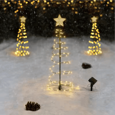 Árbol de Navidad Solar - 1 Unidad IP65 Luz Cálida-Dreamy Home