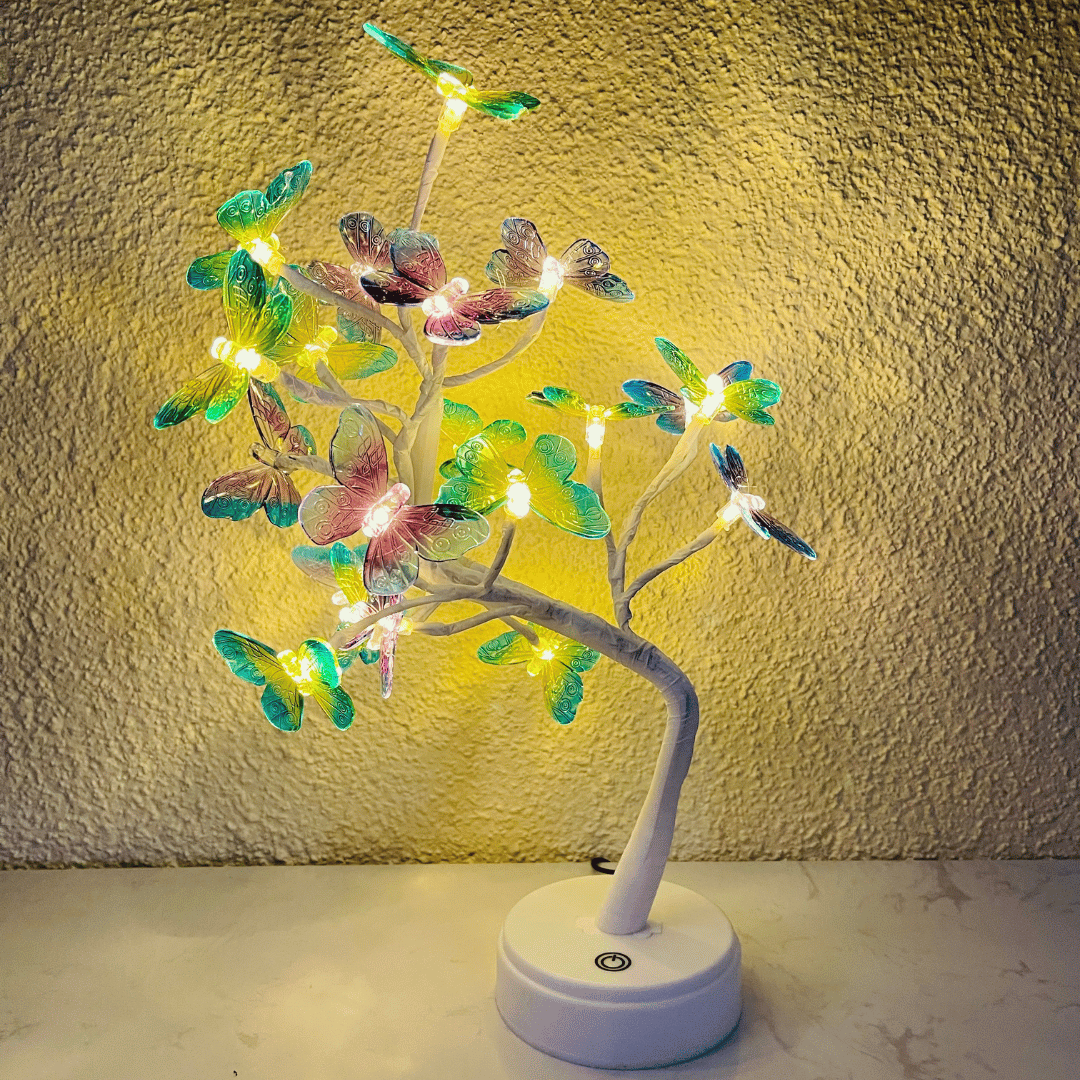 Árbol Led Diseños- Luz Cálida 45 x 30 cm-Dreamy Home