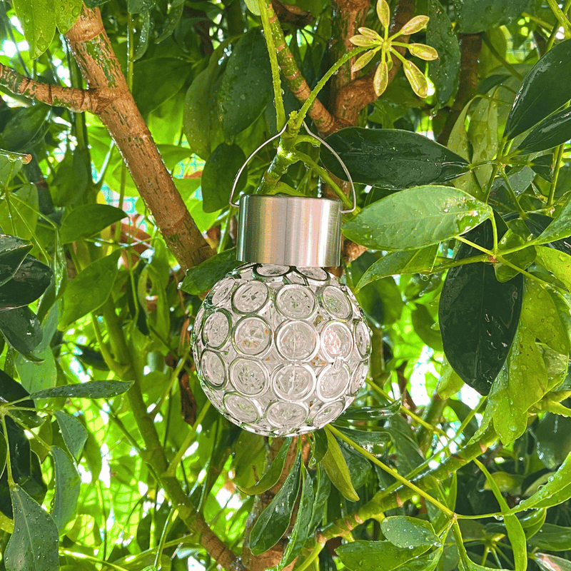 Bolas Colgantes de Proyección Solar - 3 Unidades IP65 Luz Fría-Dreamy Home