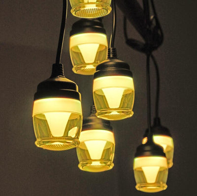 Cadena de Luces con Enchufe - Luz Cálida 12,6 m 12 Luces-Dreamy Home