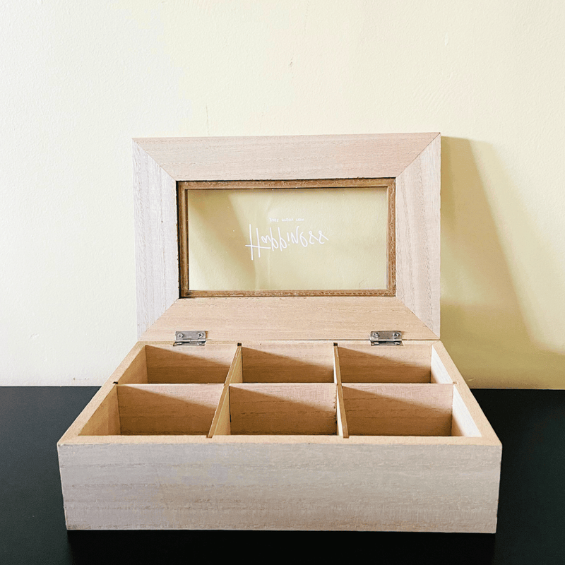 Caja de Té Detalles Trenzados - Grande/Pequeña-Dreamy Home