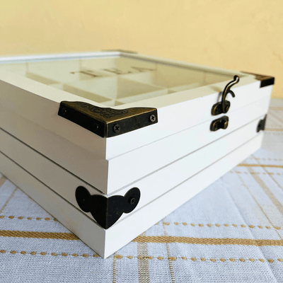 Caja de Té Vintage - Grande/Pequeña-Dreamy Home