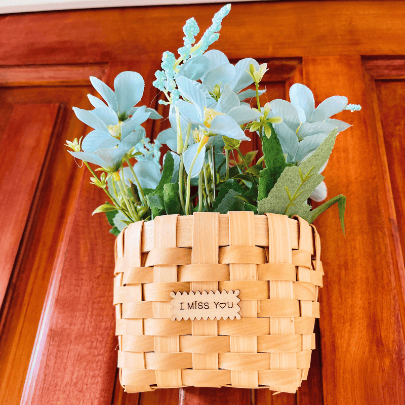 Canasto de Flores Decorativo - Colgante-Dreamy Home