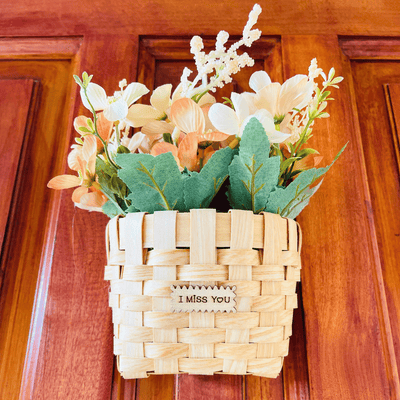 Canasto de Flores Decorativo - Colgante-Dreamy Home