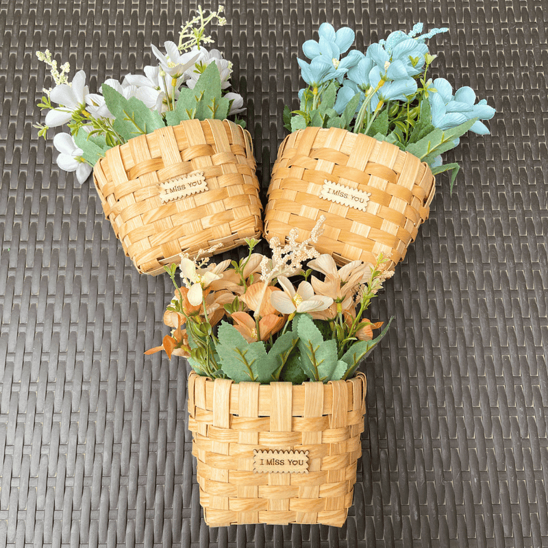Canasto de Flores Decorativo - Colgante-Dreamy Home