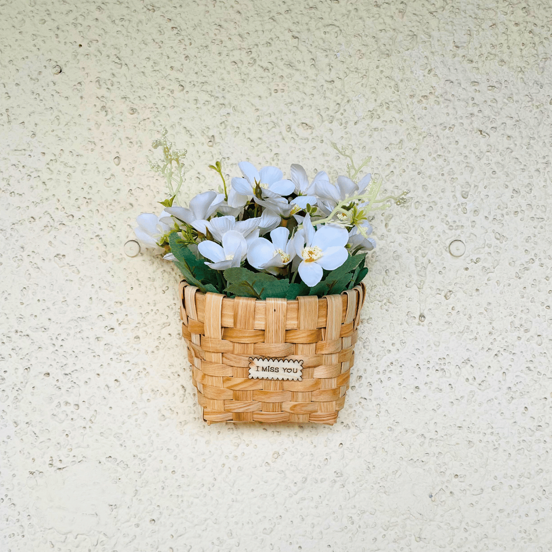 Canasto de Flores Decorativo - Colgante-Dreamy Home