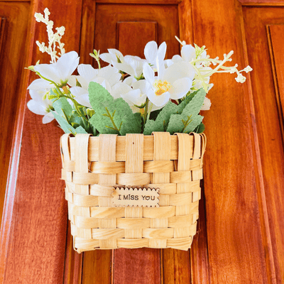 Canasto de Flores Decorativo - Colgante-Dreamy Home