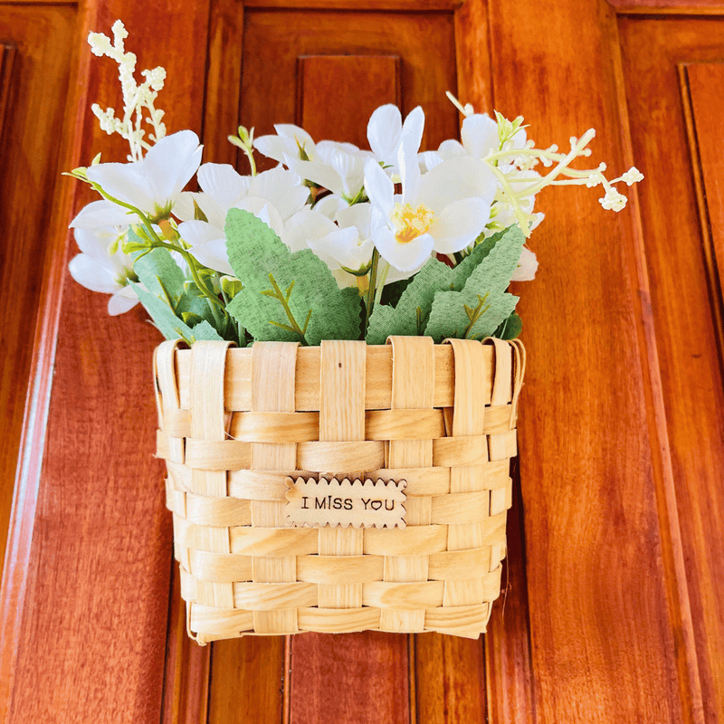 Canasto de Flores Decorativo - Colgante-Dreamy Home