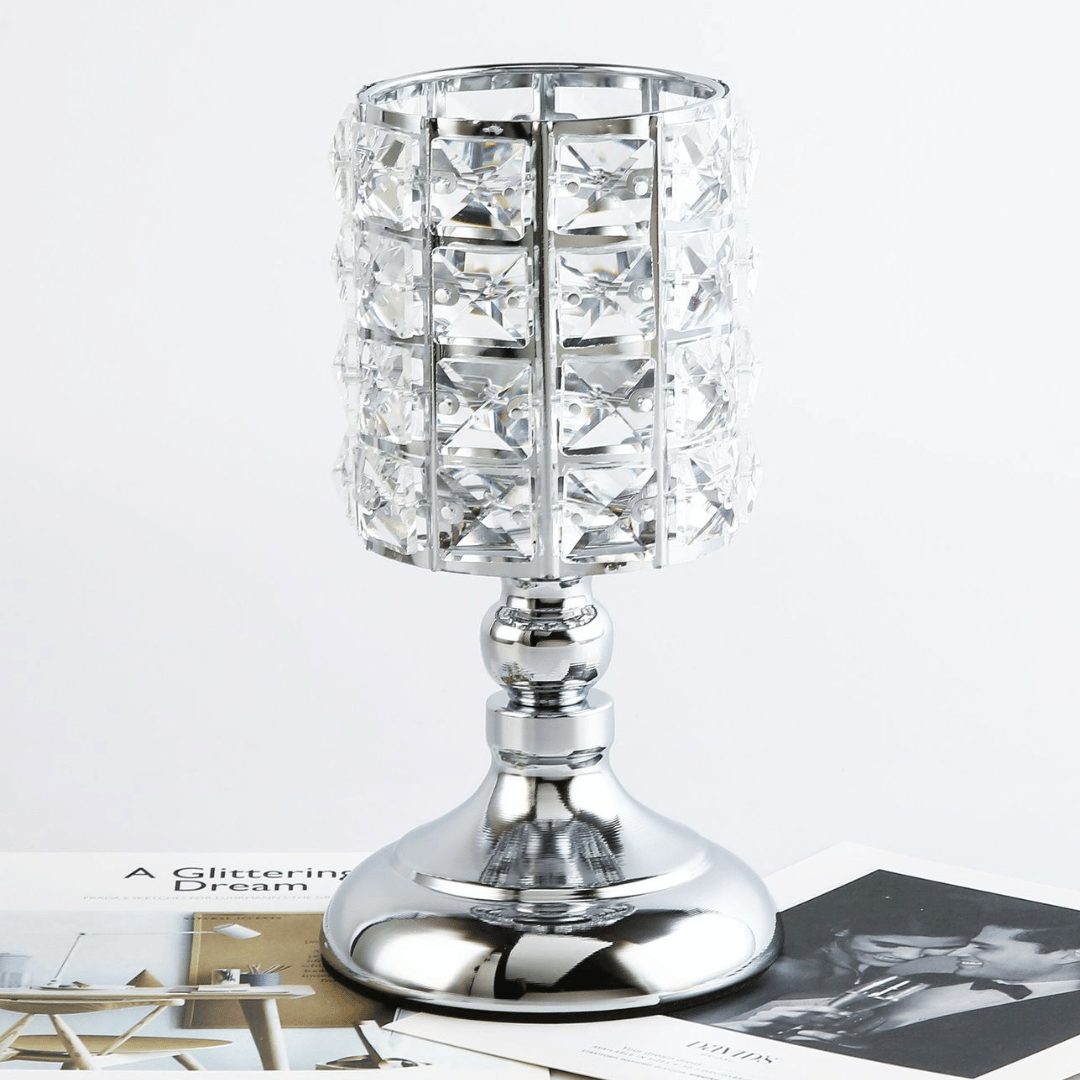 Candelabro Silver Cristal - 1 Unidad-Dreamy Home