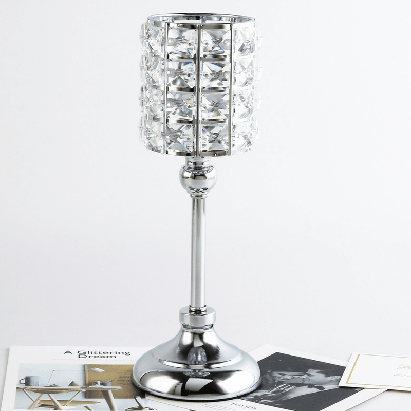 Candelabro Silver Cristal - 1 Unidad-Dreamy Home