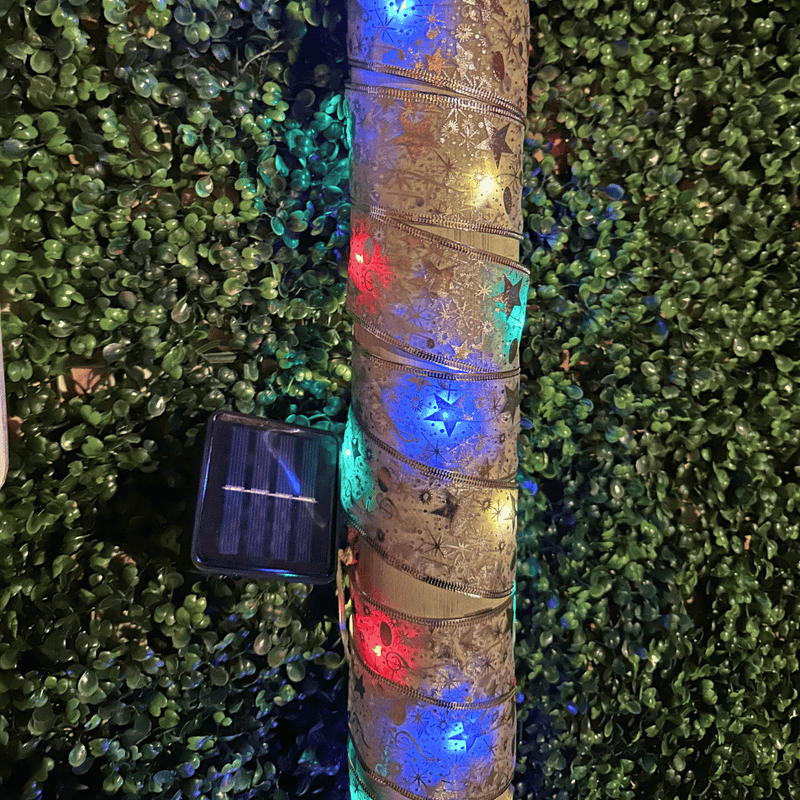 Cinta Silver Led Solar - IP65 Multicolor 5 m-Dreamy Home