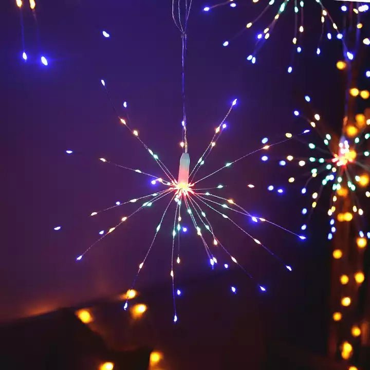 Colgante Firework - Pilas AA Luz Variedad Colores-Dreamy Home