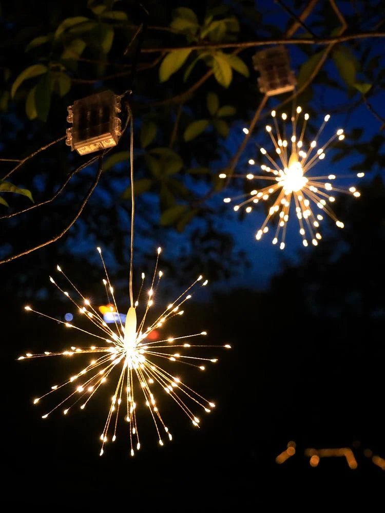 Colgante Firework - Pilas AA Luz Variedad Colores-Dreamy Home