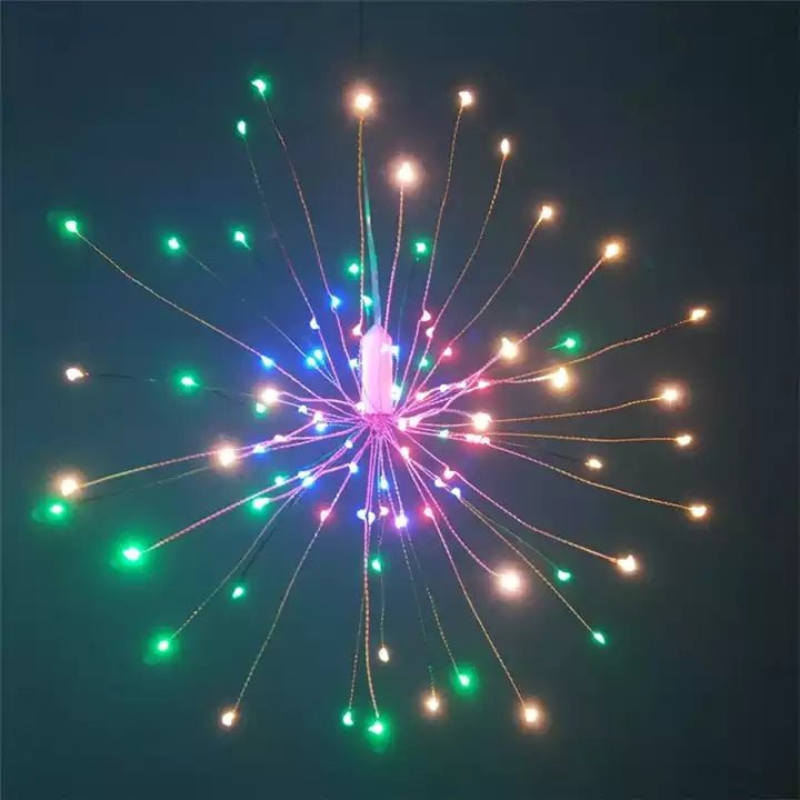 Colgante Firework - Pilas AA Luz Variedad Colores-Dreamy Home