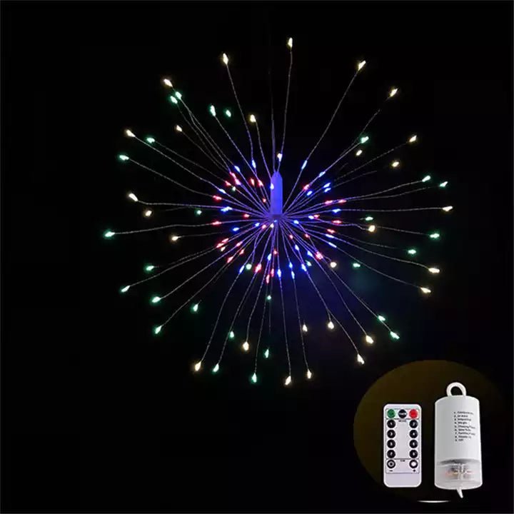 Colgante Firework - Pilas AA Luz Variedad Colores-Dreamy Home