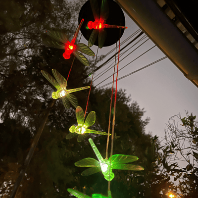 Colgante Libélula Solar - IP44 Luz Multicolor-Dreamy Home