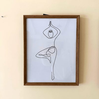 Cuadro Duo Yoga - Diseño Abstracto-Dreamy Home