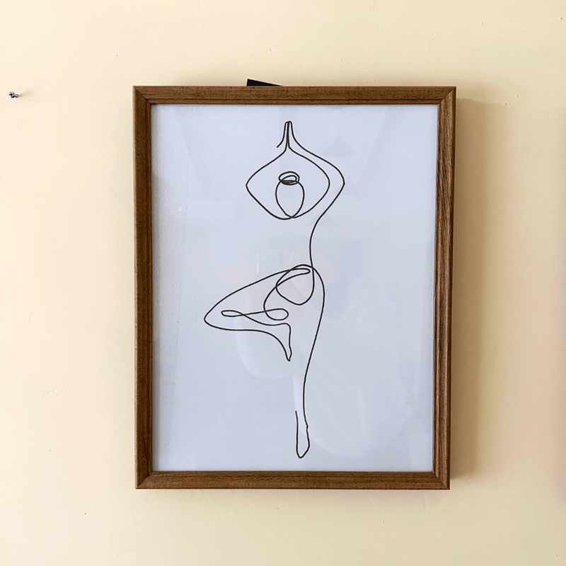 Cuadro Duo Yoga - Diseño Abstracto-Dreamy Home